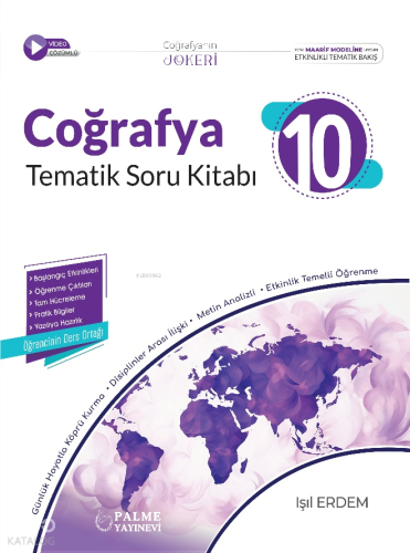 Palme Yayınları 10. Sınıf Joker Coğrafya Tematik Soru Kitabı