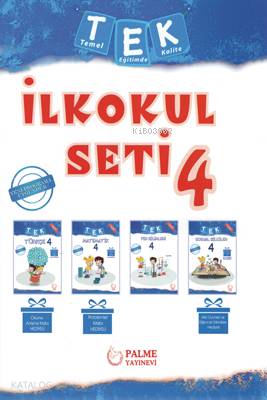Palme Yayınları 4. Sınıf TEK İlkokul Seti Palme