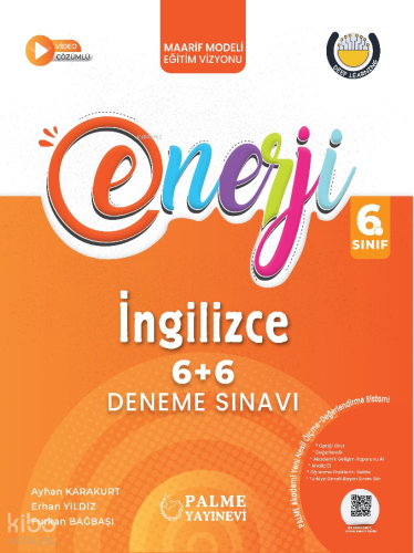 Palme Yayınları 6. Sınıf Enerji 6+6 İngilizce Deneme Sınavı