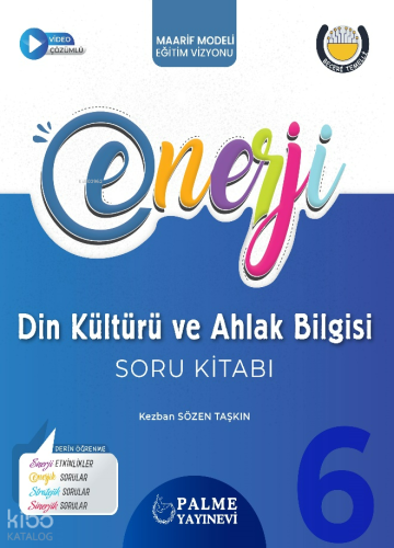 Palme Yayınları 6. Sınıf Enerji Din Kültürü Ve Ahlak Bilgisi Soru Kitabı