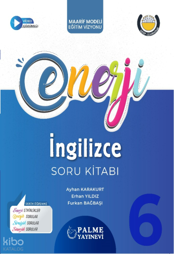 Palme Yayınları 6. Sınıf Enerji İngilizce Soru Kitabı