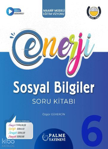 Palme Yayınları 6. Sınıf Enerji Sosyal Bilimler Soru Kitabı