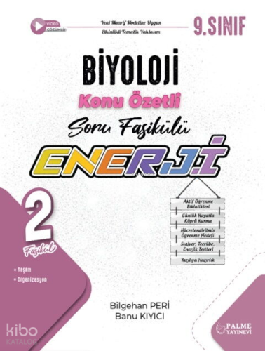 Palme Yayınları 9. Sınıf Biyoloji Enerji Konu Anlatımlı Soru Fasikülle