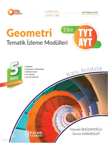 Palme YKS TYT AYT  Geometri Tematik İzleme Modülleri (Tim) Konu Kitabı