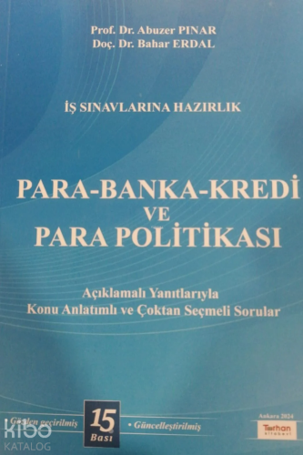 Para Banka Kredi Ve Para Politikası