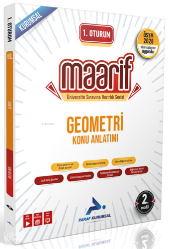 Paraf 2028 Maarif Geometri Konu Anlatımı (2. Modül)