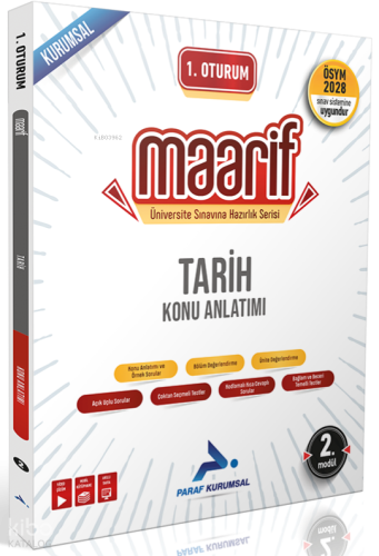 Paraf 2028 Maarif Tarih Konu Anlatımı (2. Modül)