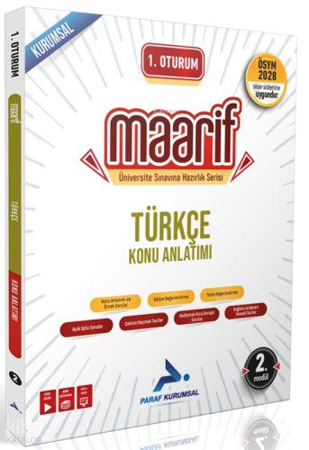 Paraf 2028 Maarif Türkçe Konu Anlatımı (2. Modül)