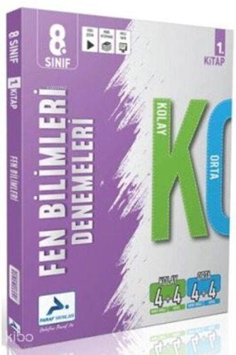 Paraf 8. Sınıf Fen Bilimleri Kolay Orta Branş Deneme