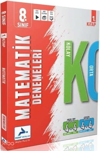 Paraf 8. Sınıf Matematik Kolay Orta Branş Deneme