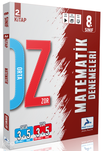Paraf 8. Sınıf Matematik Orta Zor Denemeleri