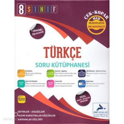 Paraf 8.Sınıf Türkçe Soru Bankası