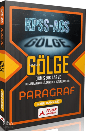 Paraf Akademi KPSS - AGS Gölge Paragraf Soru Bankası