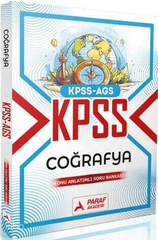 Paraf Akademi KPSS MEB-AGS Coğrafya Konu Anlatımlı Soru Bankası