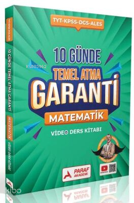 Paraf Akademi Matematik 10 Günde Temel Atma Garanti