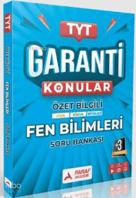Paraf Akademi Tyt Fen Bilimler Garanti Konular Sb.