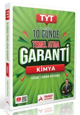Paraf Yayınları TYT Kimya 10 Günde Temel Atma Garanti