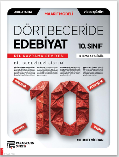 Paragrafın Şifresi 10. Sınıf Dört Beceride Edebİyat