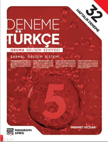Paragrafın Şifresi 5. Sınıf  32 Hafta Türkçe Deneme