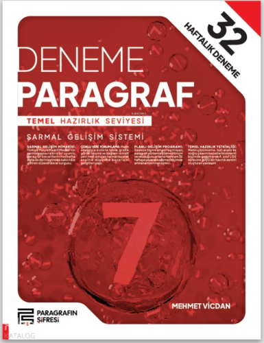 Paragrafın Şifresi 7. Sınıf 32 Hafta Paragraf Deneme