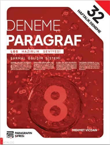 Paragrafın Şifresi 8. Sınıf 32 Hafta Paragraf Deneme