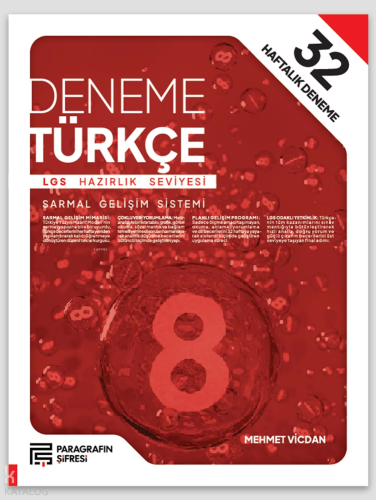 Paragrafın Şifresi 8. Sınıf 32 Hafta Türkçe Deneme