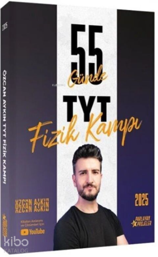 Parlayan Projeler 2025 YKS 55 Günde TYT Fizik Kampı Video Ders Takip Kitabı