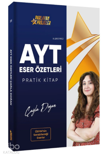 Parlayan Projeler AYT Edebiyat Eser Özetleri Pratik Kitap