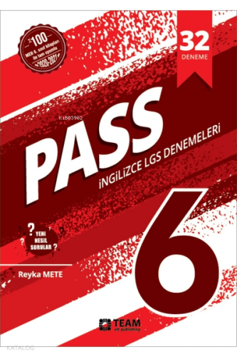 PASS 6 - 32 adet yeni nesil LGS deneme sınavı