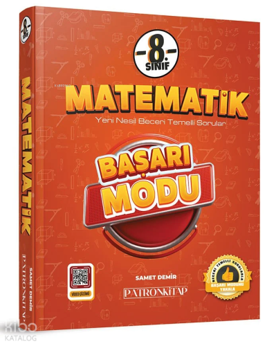 Patron Kitap Başarı Modu - Matematik 8. Sınıf