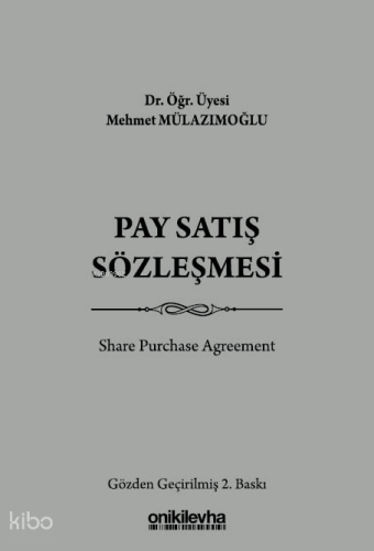 Pay Satış Sözleşmesi (Ciltli)