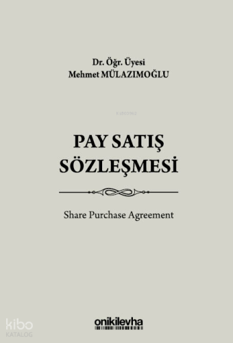Pay Satış Sözleşmesi (Ciltli)