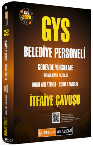 Pegem Akademi 2026 GYS Belediye Personeli Görevde Yükselme Sınavlarına