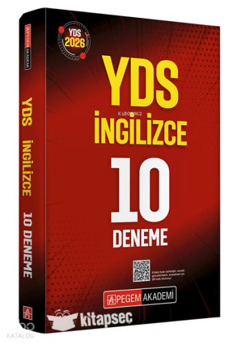 Pegem Akademi 2026 YDS İngilizce 10 Deneme