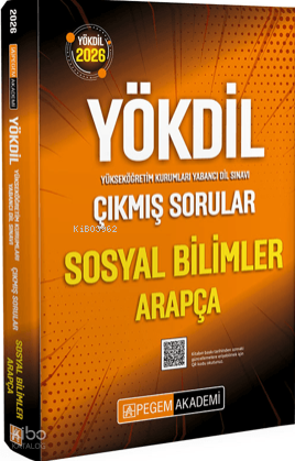 Pegem Akademi 2026 YÖKDİL Sosyal Bilimler Arapça Çıkmış Sorular