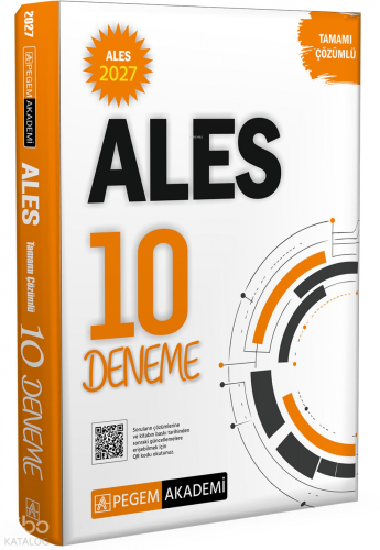 Pegem Akademi 2027 ALES Tamamı Çözümlü 10 Deneme