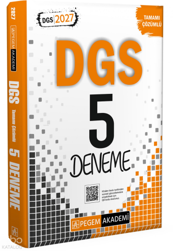 Pegem Akademi 2027 DGS Tamamı Çözümlü 5 Deneme