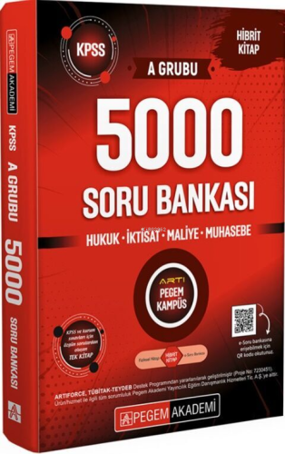 Pegem KPSS A Grubu 5000 Soru Bankası - Kitapiks.com