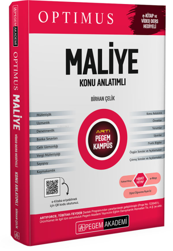 Pegem KPSS A Grubu Optimus Maliye Konu Anlatımı - Kitapiks.com