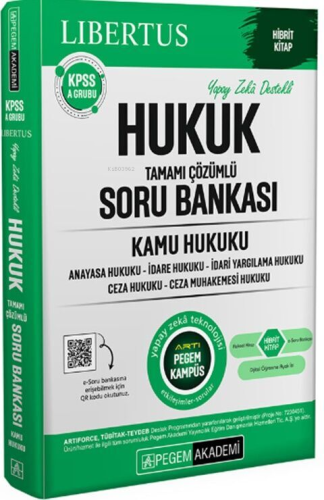 Pegem Yayınları KPSS A Grubu Libertus Hukuk Kamu Hukuku Soru Bankası -