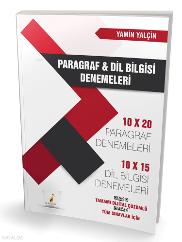 Pelikan Tüm Sınavlar İçin Paragraf ve Dil Bilgisi Denemeleri Tamamı Dijital Çözümlü