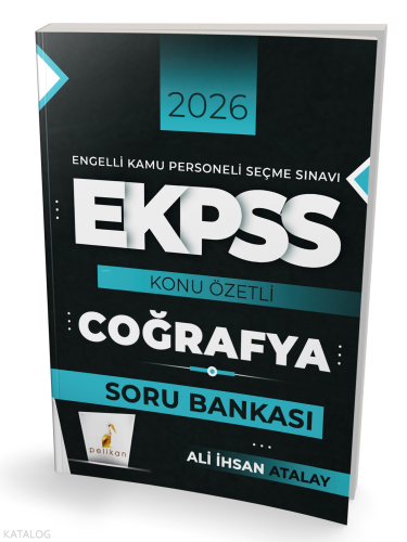 Pelikan Yayınevi 2026 E-KPSS Coğrafya Konu Özetli Soru Bankası