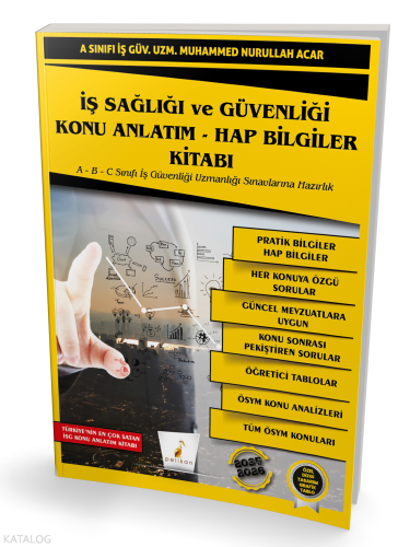 Pelikan Yayınevi İş Sağlığı ve Güvenliği İSG Konu Anlatım - Hap Bilgiler Kitabı