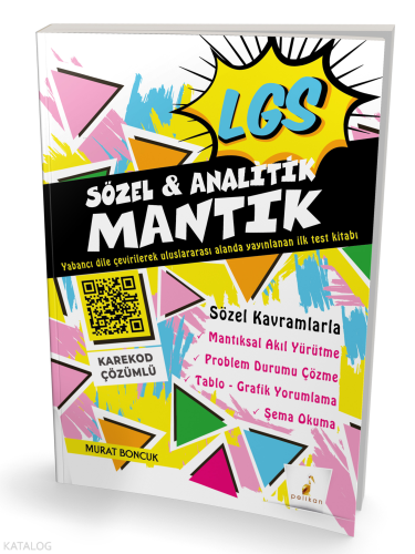 Pelikan Yayınevi LGS Sözel ve Analitik Mantık Karekod Çözümlü Soru Ban