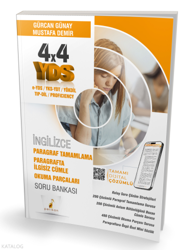 Pelikan YDS İngilizce 4x4 Paragraf Tamamlama Paragrafta İlgisiz Cümle Okuma Parçaları Soru Bankası