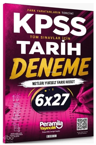 Peramila KPSS Tarih 6 Deneme Çözümlü