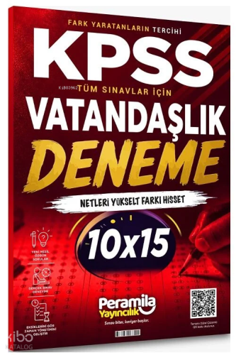 Peramila KPSS Vatandaşlık 10 Deneme Çözümlü