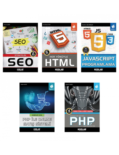 Php Tabanlı Web Tasarım Seti - Kitapiks.com
