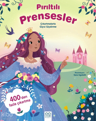 Pırıltılı Prensesler – Çıkartmalarla Giysi Giydirme