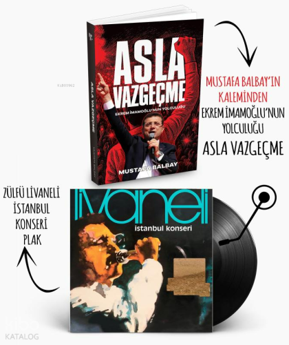 Plaklı Kitaplar - Asla Vazgeçme - Livaneli İstanbul Konseri